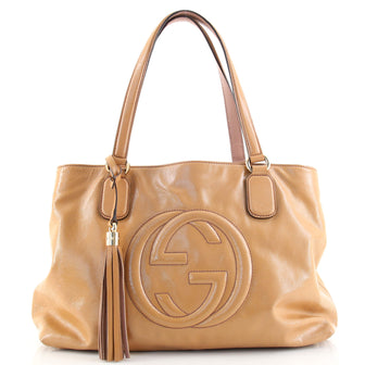 Gucci Soho Working Tote Patent Large