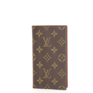 Louis Vuitton Checkbook Cover Monogram Canvas