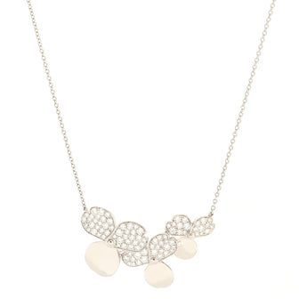Tiffany & Co. Paper Flowers Cluster Pendant Necklace Platinum with Diamonds Mini