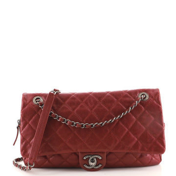 Chanel Easy Flap Bag Quilted Caviar Jumbo