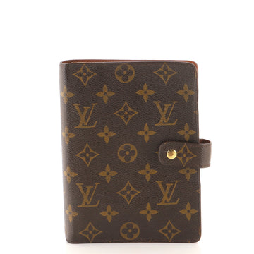 Louis Vuitton Ring Agenda Cover Monogram Canvas MM