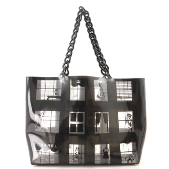Chanel Coco Window Tote Printed Vinyl Large