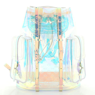 Louis Vuitton Christopher Backpack Limited Edition Monogram Prism PVC GM