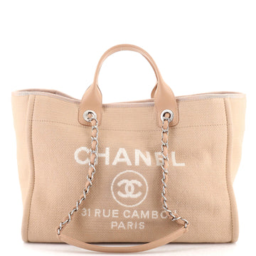 Chanel Deauville NM Tote Mixed Fibers Medium