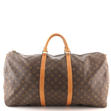 Louis Vuitton Keepall Bandouliere Bag Monogram Canvas 60