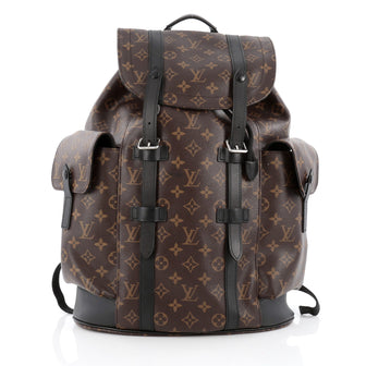 100% Authentic Louis Vuitton Backpack Christopher Macassar Limited M. Jacob