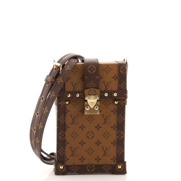 Louis Vuitton Vertical Trunk Pochette Reverse Monogram Canvas
