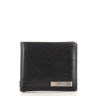 Gucci Square G Bifold Wallet Leather