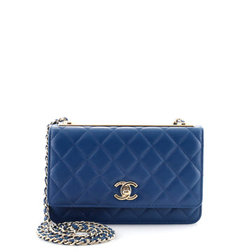 Chanel Trendy CC Wallet on Chain Quilted Lambskin