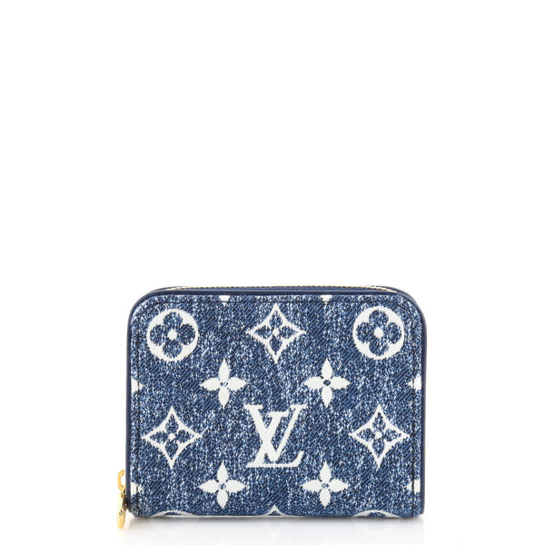 Louis Vuitton Monogram Denim Zippy Coin Wallet
