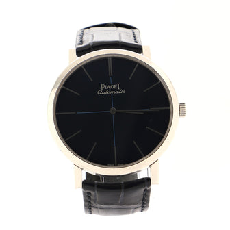 Piaget Altiplano 60th Anniversary Automatic Watch White Gold and Alligator 43