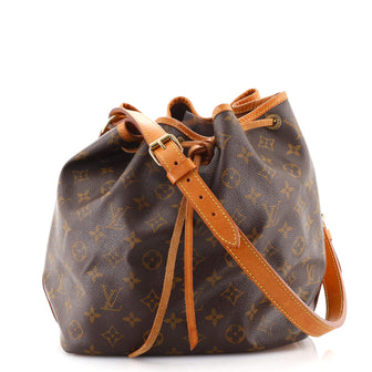 Louis Vuitton Petit Noe Handbag Monogram Canvas