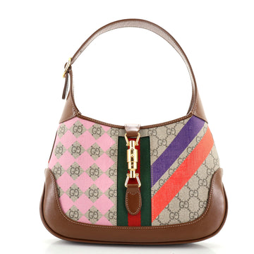 Gucci Jackie 1961 Hobo Printed GG Coated Canvas Small