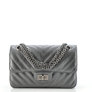 Chanel Reissue 2.55 Flap Bag Chevron Aged Calfskin Mini