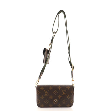 Louis Vuitton Felicie Strap & Go Handbag Monogram Canvas