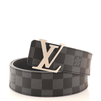 Louis Vuitton LV Initiales Reversible Belt Damier Infini Leather Wide
