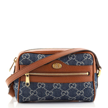 Gucci Ophidia Shoulder Bag GG Denim Mini