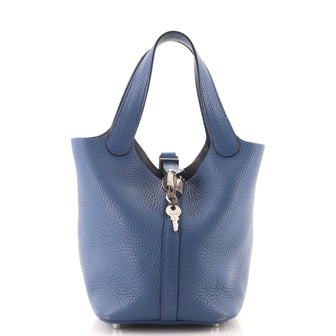 Hermes Picotin Lock Bag Clemence PM