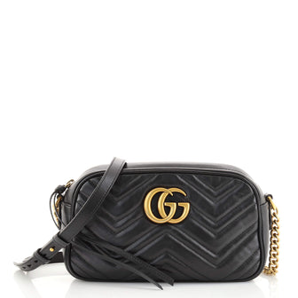 Gucci GG Marmont Shoulder Bag Matelasse Leather Small