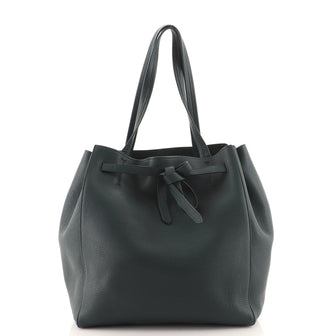 Celine Phantom Tie Cabas Tote Leather Small