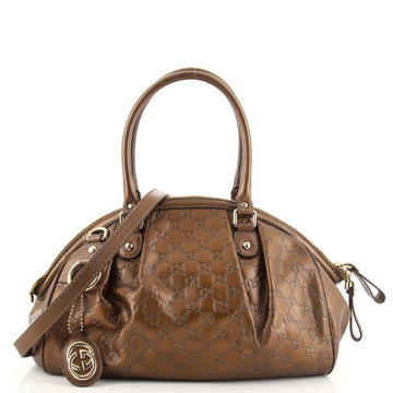 Gucci Sukey Convertible Boston Bag Guccissima Leather