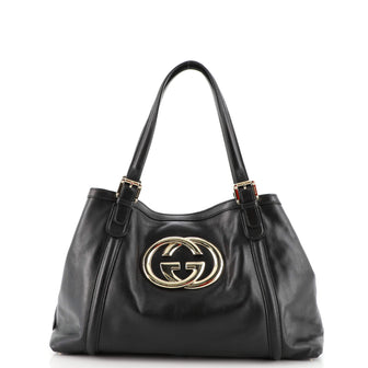 Gucci Britt Tote Leather Medium