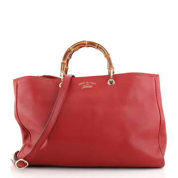 Gucci Bamboo Shopper Tote Leather Large