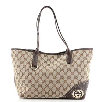 Gucci New Britt Tote GG Canvas Medium
