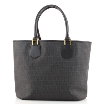 Fendi Drawstring Bucket Tote Zucchino Coated Canvas Medium