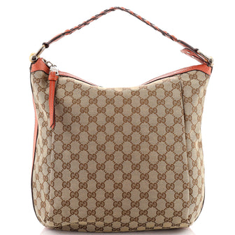 Gucci Bamboo Bar Hobo GG Canvas Medium