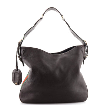 Gucci Heritage Web Hobo Leather Medium