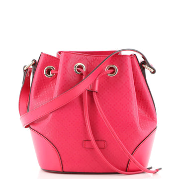 Gucci Bright Bucket Bag Diamante Leather Small