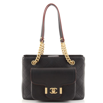 Chanel Archi Chic Shopping Tote Quilted Grained Calfskin Large
