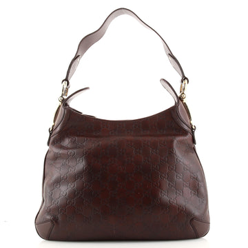 Gucci Creole Hobo Guccissima Leather Medium