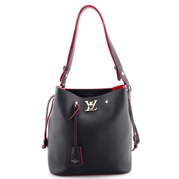 Louis Vuitton Lockme Bucket Bag Leather