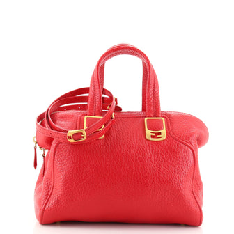 Fendi Chameleon Convertible Satchel Leather Medium