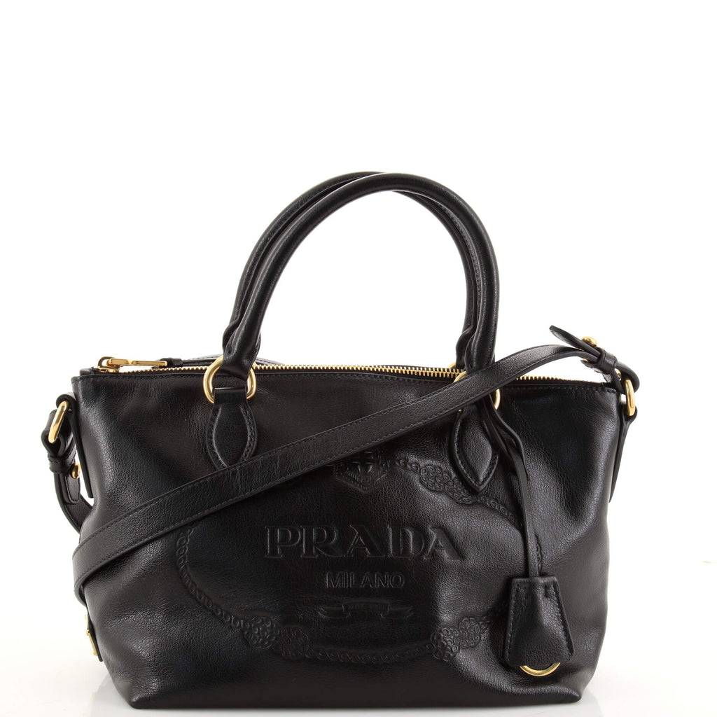 Prada - Logo leather backpack 2VZ0329Z2 - buy with Belgium delivery at  Symbol