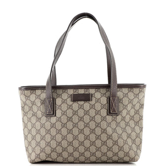 Gucci Plus Tote GG Coated Canvas Small