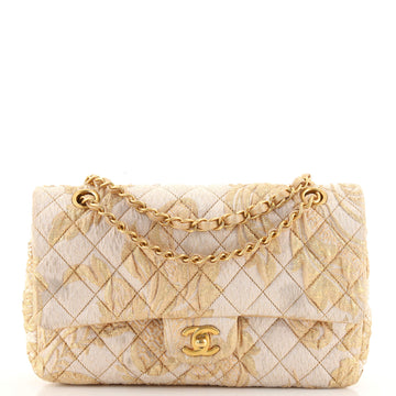 Chanel Classic Double Flap Bag Quilted Jacquard Medium