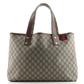 Gucci Web Loop Tote GG Coated Canvas Medium