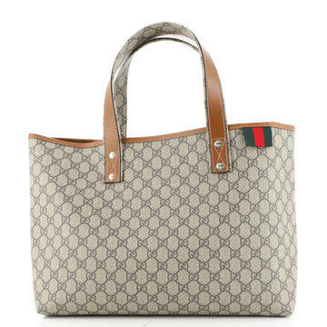 Gucci Web Loop Tote GG Coated Canvas Medium