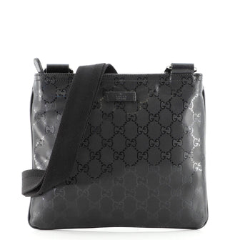 Gucci Zip Top Messenger Bag GG Imprime Small