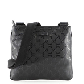 Gucci Zip Top Messenger Bag GG Imprime Small