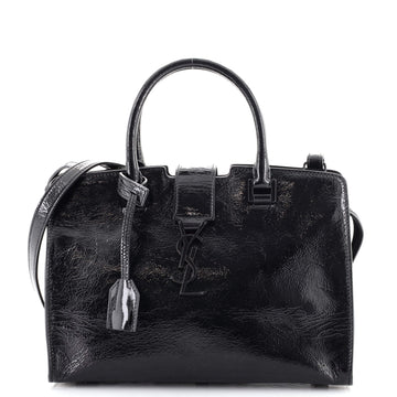Saint Laurent Monogram Cabas Patent Baby