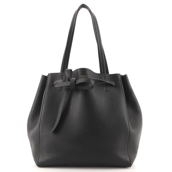 Celine Phantom Tie Cabas Tote Leather Small