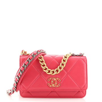 Chanel 19 Wallet on Chain Quilted Lambskin