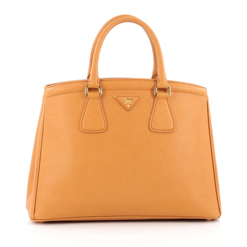 Prada Parabole Handbag Saffiano Leather Medium