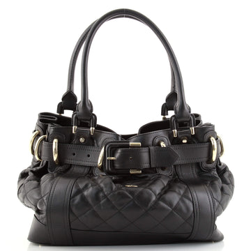 Burberry Beaton Bag Quilted Leather Large