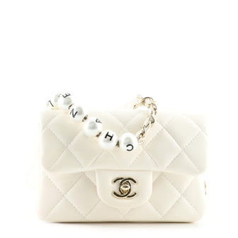 Chanel My Precious Pearls Waist Bag Quilted Lambskin Mini