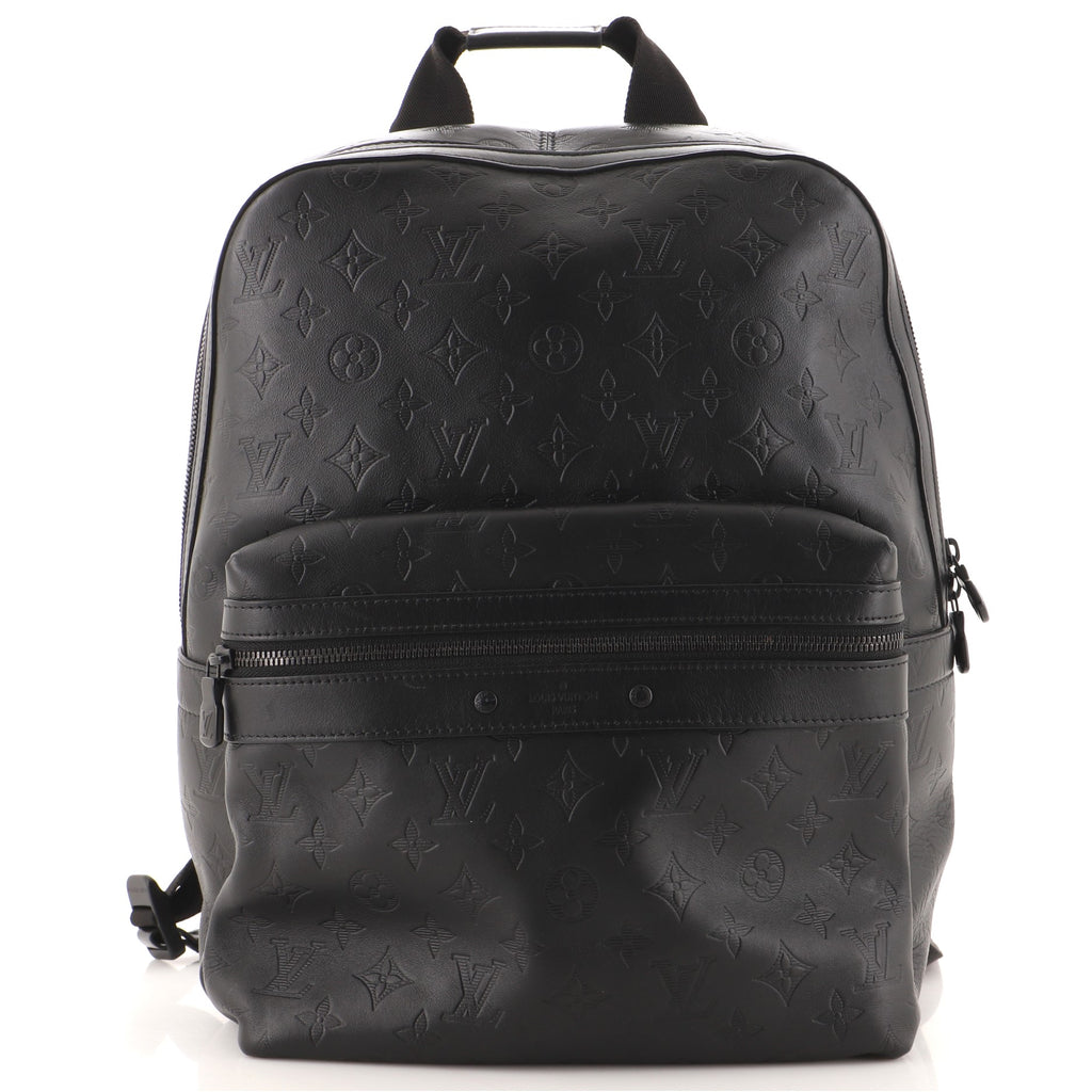 LOUIS VUITTON Calfskin Monogram Shadow Sprinter Backpack Black 1117511